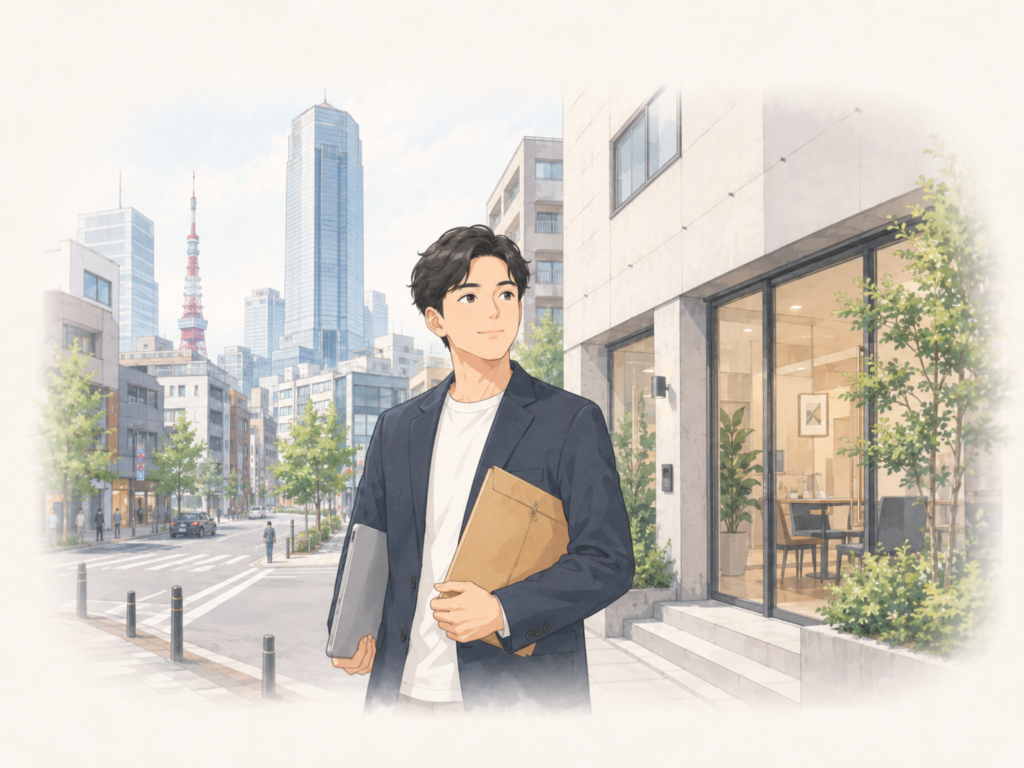 麻布十番・六本木・広尾周辺の都心拠点を活用する企業のイメージ